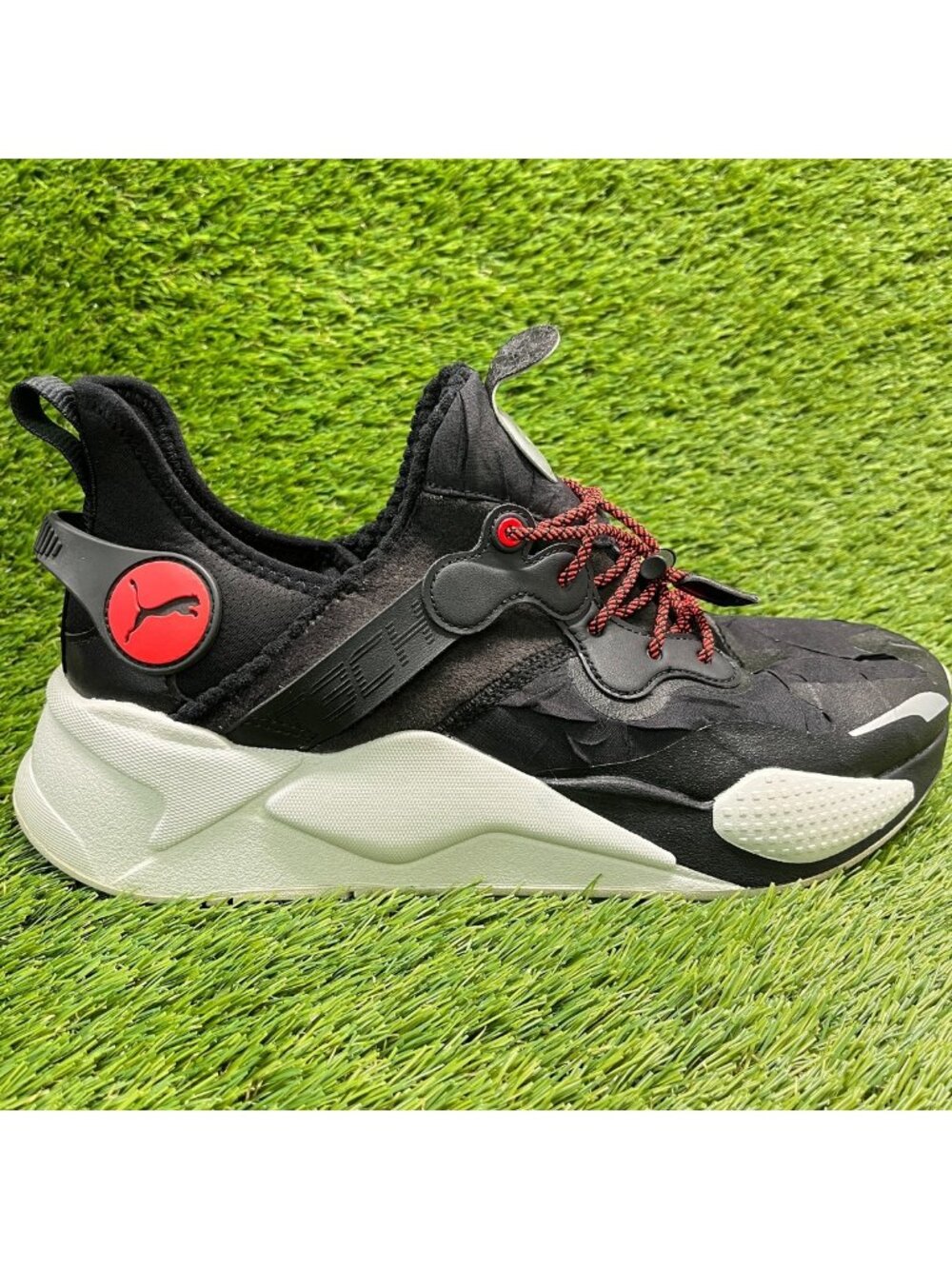 Puma RS-X T3CH Thundercats Cat's Lair Men Size 11.5 Black Running Shoes Sneakers